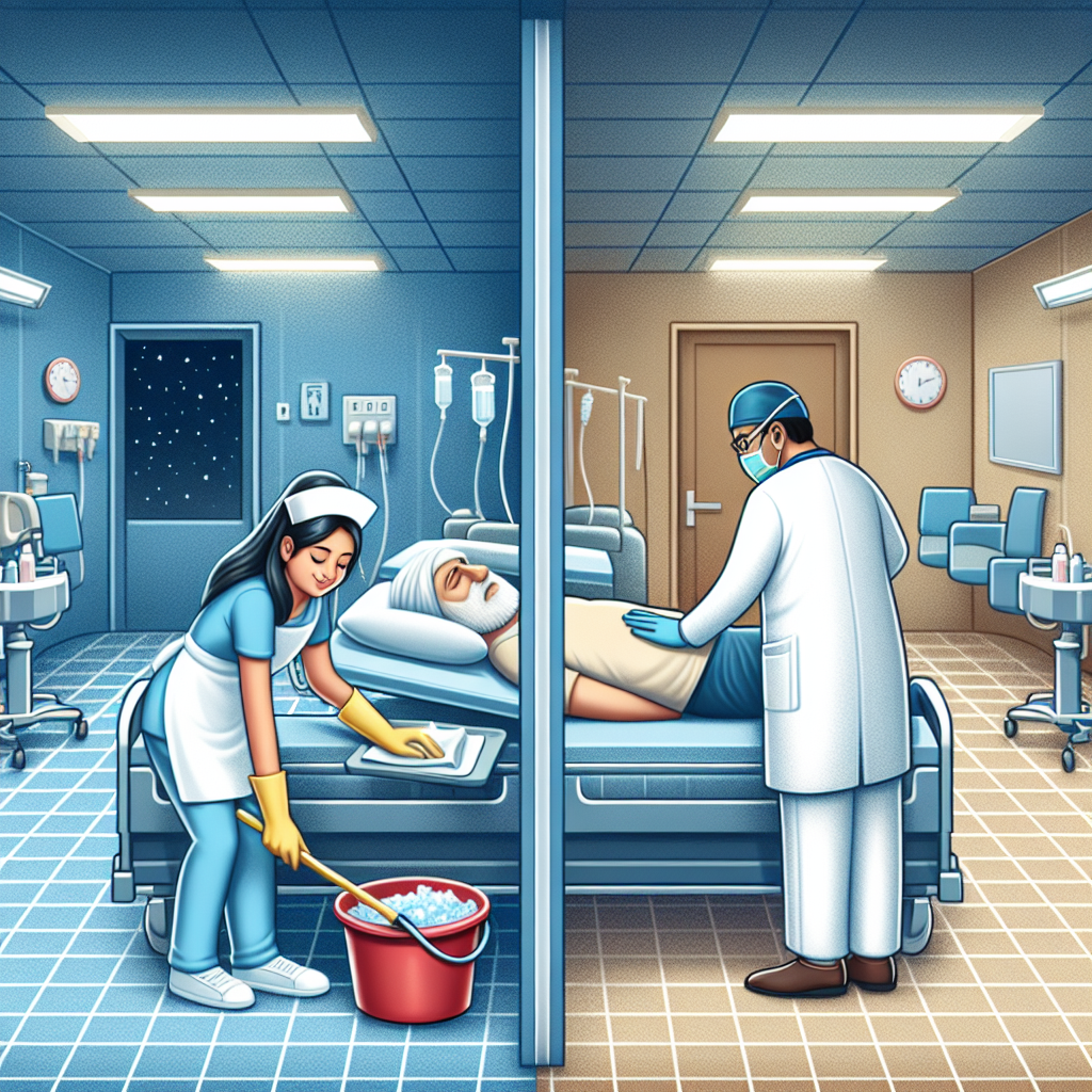 A limpeza hospitalar pode ser tão importante quanto o atendimento?