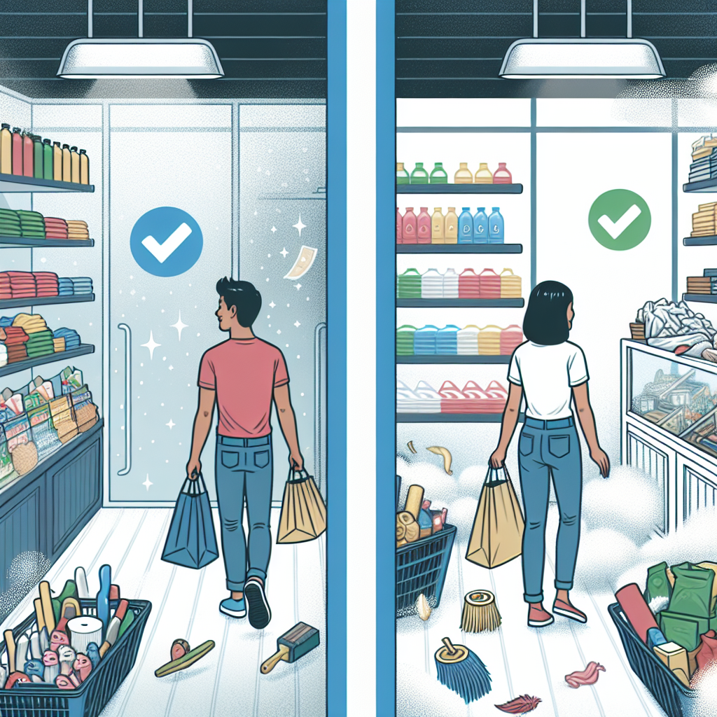 Como a limpeza influencia a decisão de compra dos clientes?
