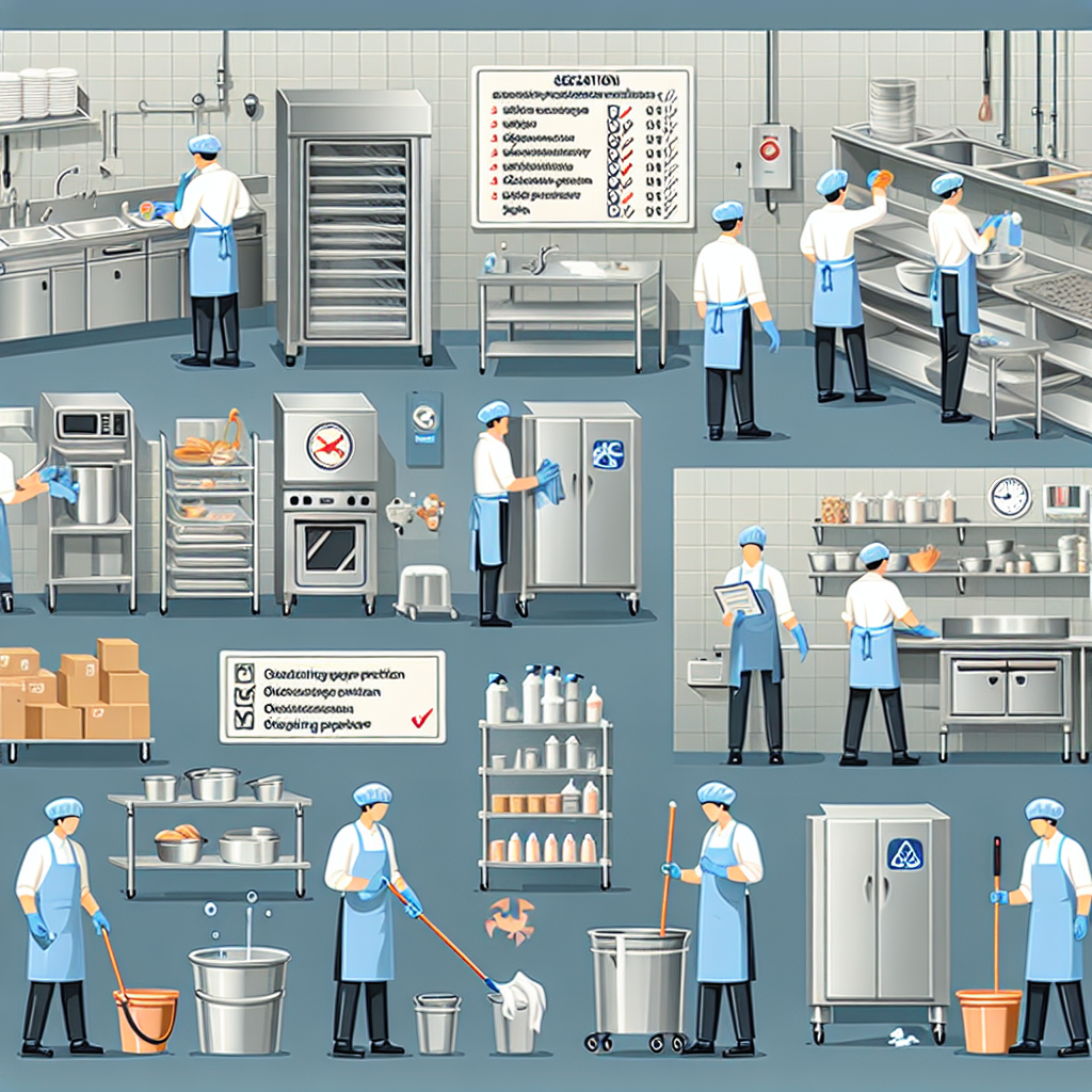 Como manter a limpeza em cozinhas industriais sob normas rígidas