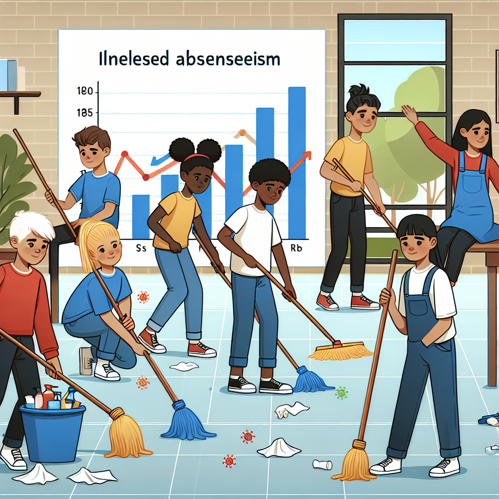 O impacto da limpeza na prevenção de doenças em escolas