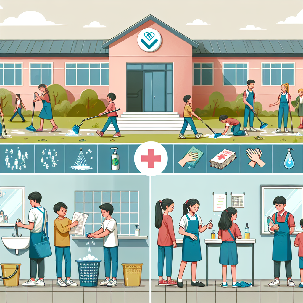 O impacto da limpeza na prevenção de doenças em escolas
